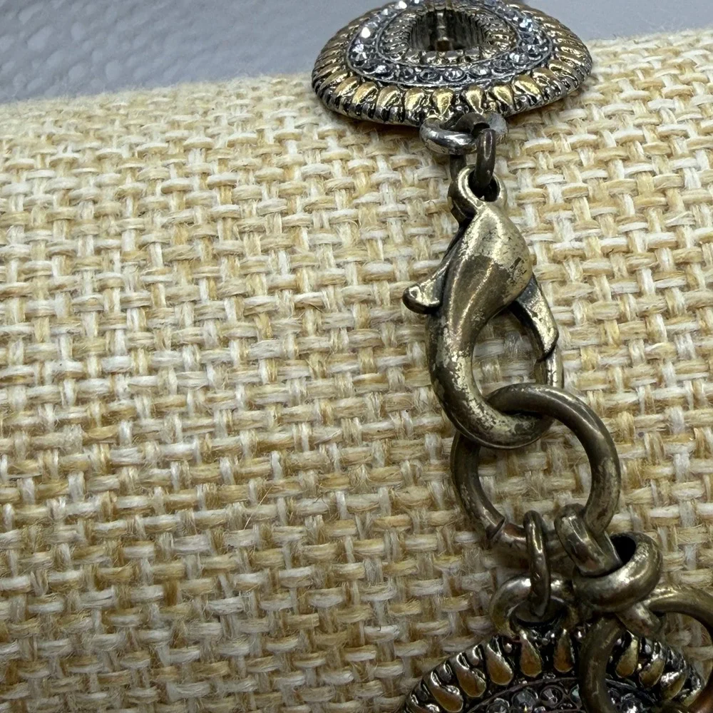 Boho Western Rhinestone Two Tone‎ Statement Bracelet from Lucky Brand